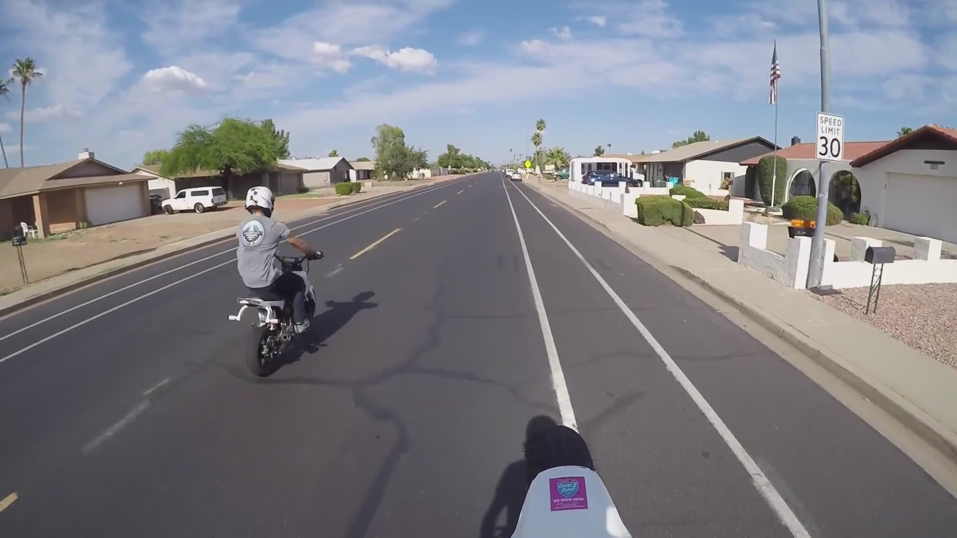 How not to ride a motorcycle