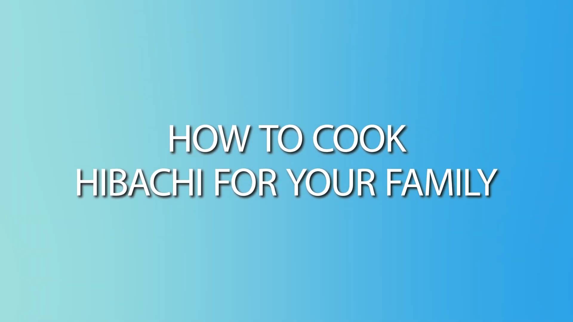 Our favorite meal | Family style hibachi cook it with Tim