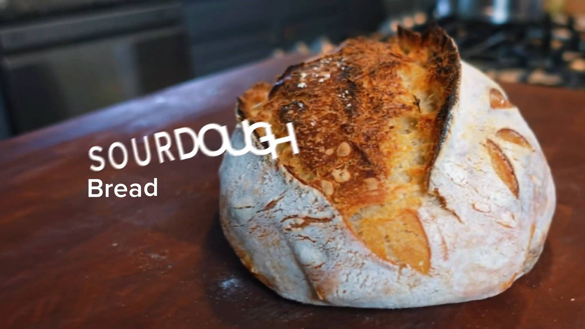 This is sourdough bread making with instructions