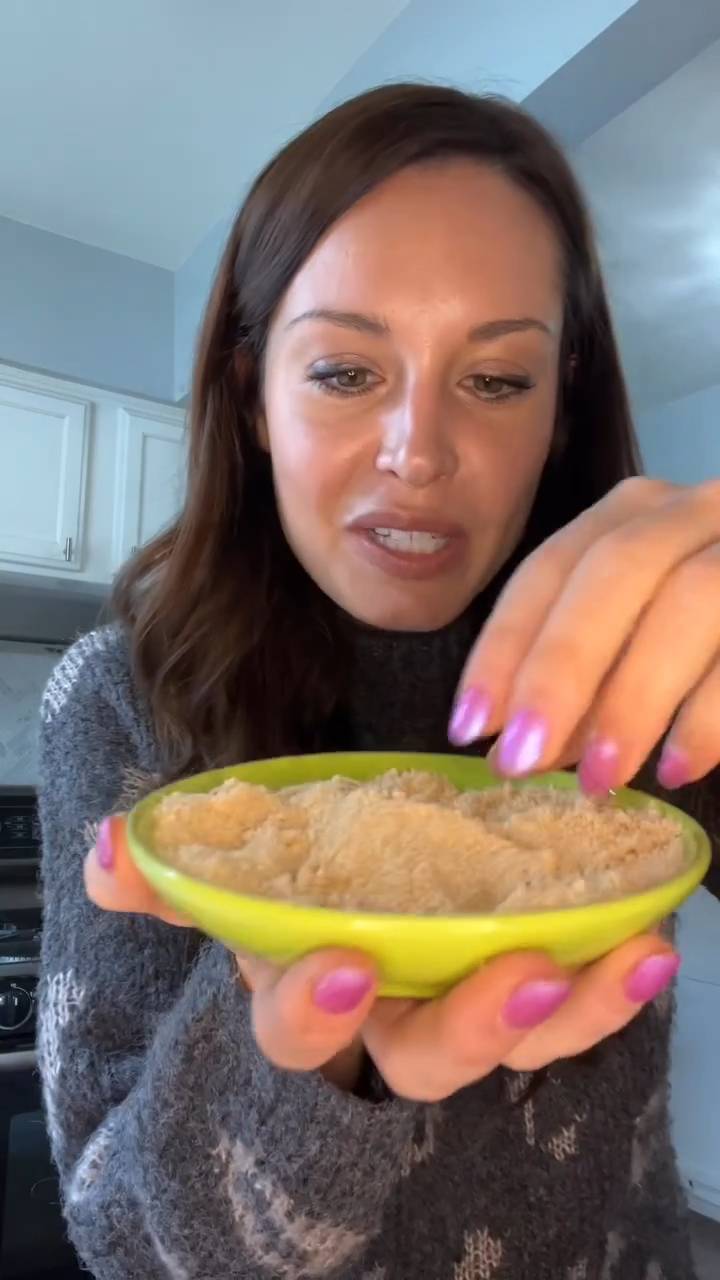 Simple way to make edible sand
