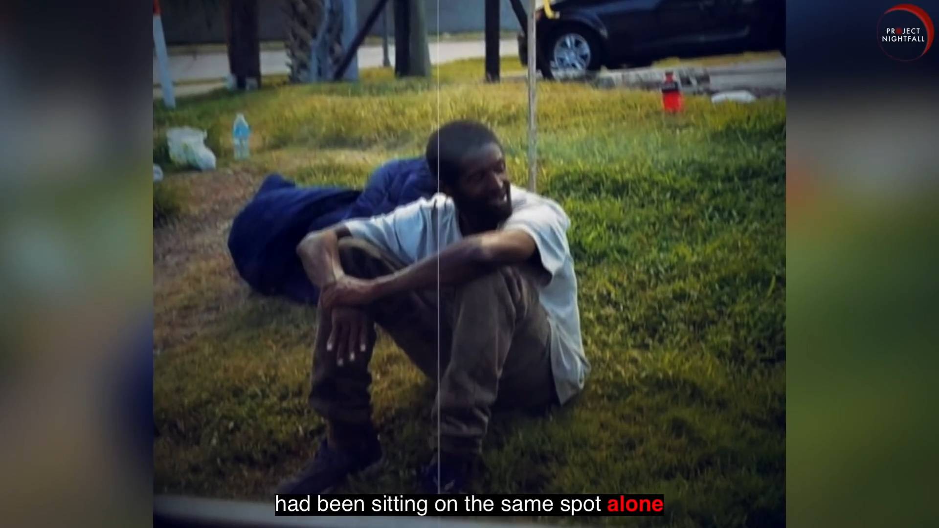 A man who sat in the same spot for 3 years