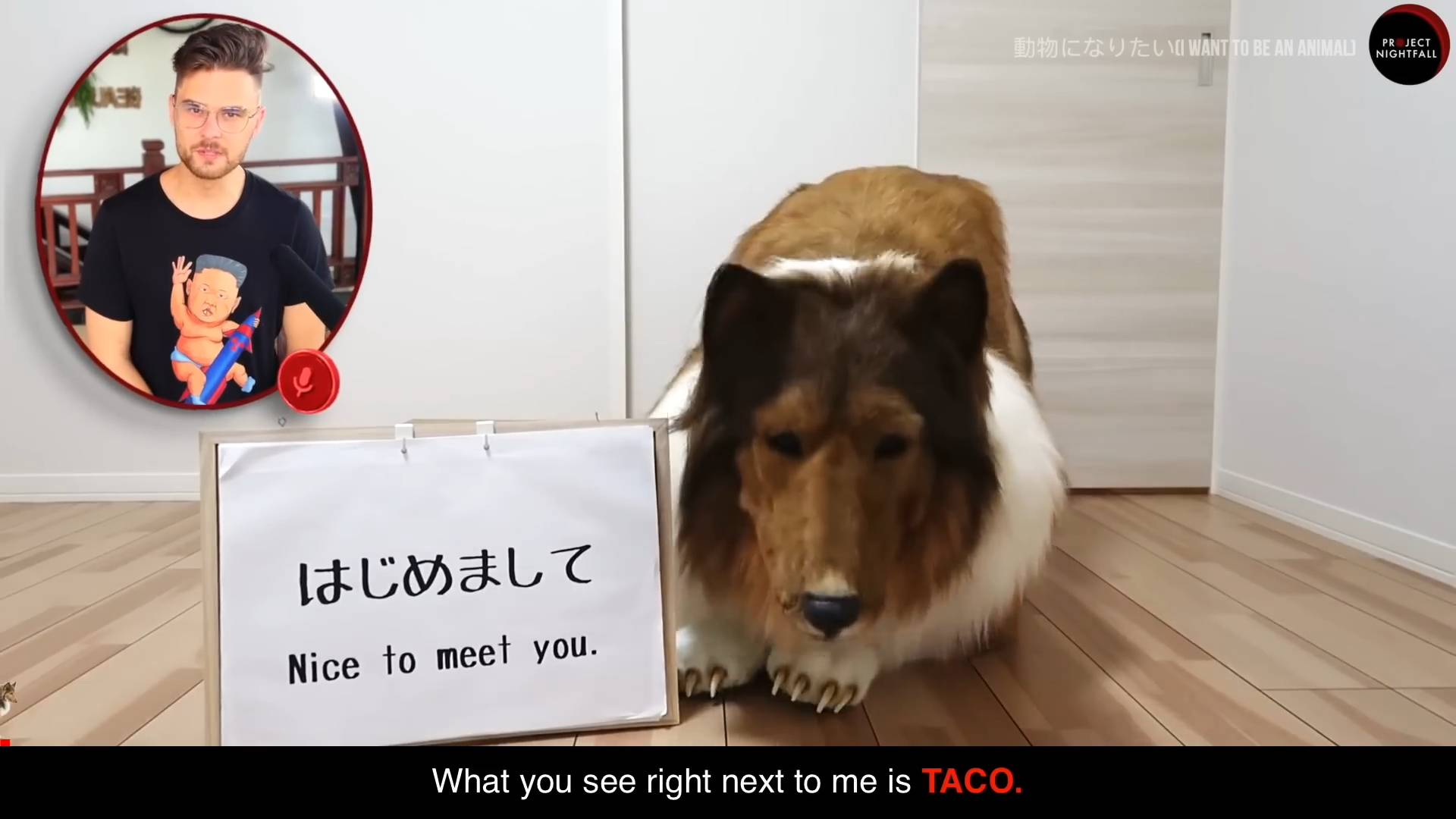 A man who turned himself into a dog